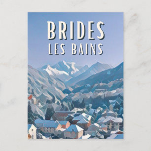 Brides Les Bains Postkarte