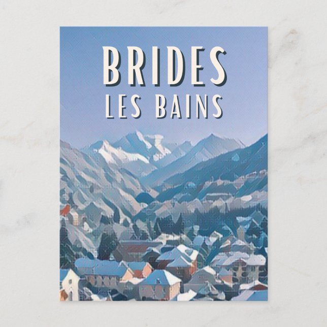 Brides Les Bains Postkarte (Vorderseite)