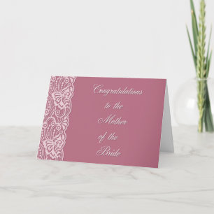 Bride's Mutter Lace Karte