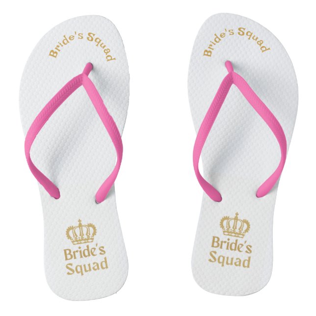 Bride's squad Dreh Flop Flip Flops (Fußbett)