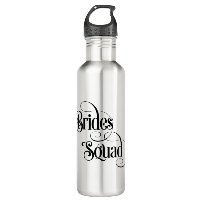 Brides Squad Edelstahlflasche (Vorderseite)