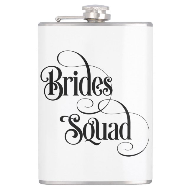 Brides Squad Flachmann (Vorderseite)