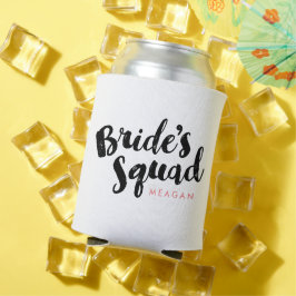 Bride's Squad Personalisiert Bridesmaid Geschenke Dosenkühler