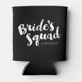 Bride's Squad Personalisiertes Brautparty Geschenk Dosenkühler