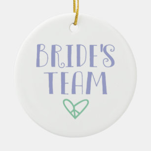 Brides-Team Keramik Ornament