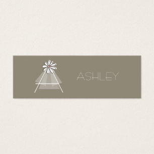 Bride's Veil Daisy Blume Monogram Bridal Gift Tag