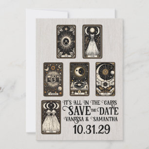Brides Wedding Tarot Save The Date