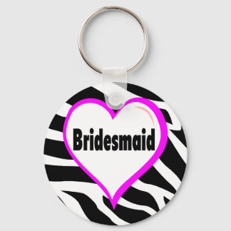 Bridesmädchen (Zebrastreifen) Schlüsselanhänger