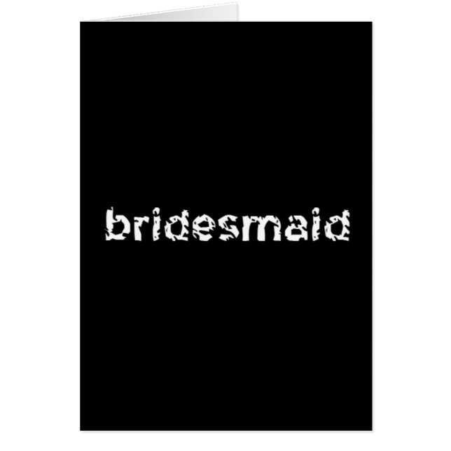 Bridesmaid (Vorne)