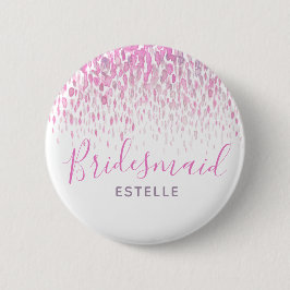 Bridesmaid abstrakte Kunst Hochzeitsknöpfe Button