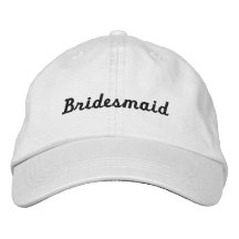 Bridesmaid Bachelorette Baseball-Hut bestickt