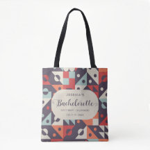 Bridesmaid Bachelorette Custom Retro Vibrante