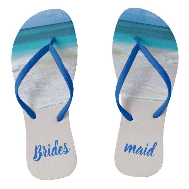 Bridesmaid Beach Hochzeit Flip Flops (Fußbett)