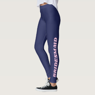 Bridesmaid Bridal Squad Junggeselinnen-Abschied Bl Leggings
