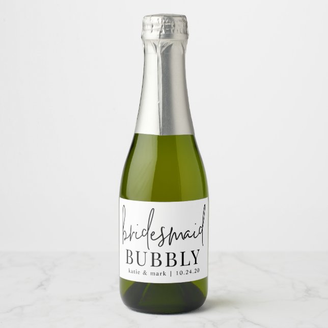 Bridesmaid Bubbly Mini Sparkling (Vorderseite)