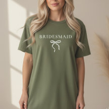 Bridesmaid Custom Shirt for Bridal Party Gift