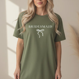 Bridesmaid Custom Shirt for Bridal Party Gift