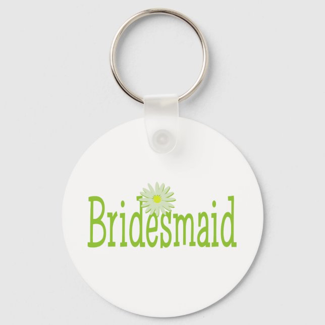 Bridesmaid / Daisy theme Schlüsselanhänger (Vorderseite)