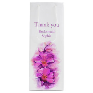 Bridesmaid danke Ihnen Gastgeschenk Hochzeit Weinb Geschenktüte Für Weinflaschen