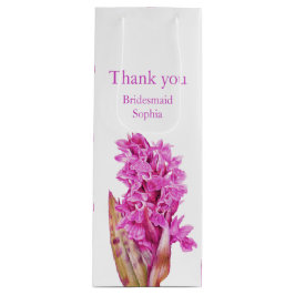 Bridesmaid danke Ihnen rosa orchid Gastgeschenk Ho Geschenktüte Für Weinflaschen