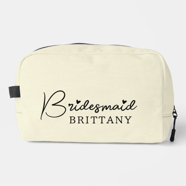 Bridesmaid Dopp-Kit, Tasche für kundenspezifisches (Vorderseite)