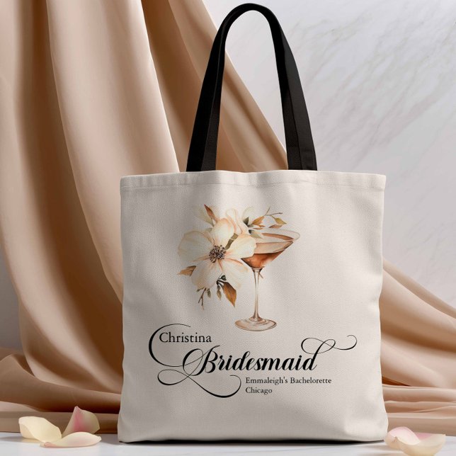 Bridesmaid Espresso Martini Bachelorette (Espresso Martini Tote Bag)