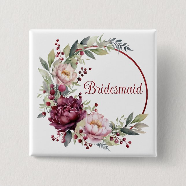 Bridesmaid-Gabe Button (Vorderseite)