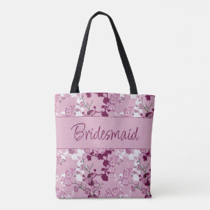Bridesmaid Geschenk Elegante Rosa Kirschblüten