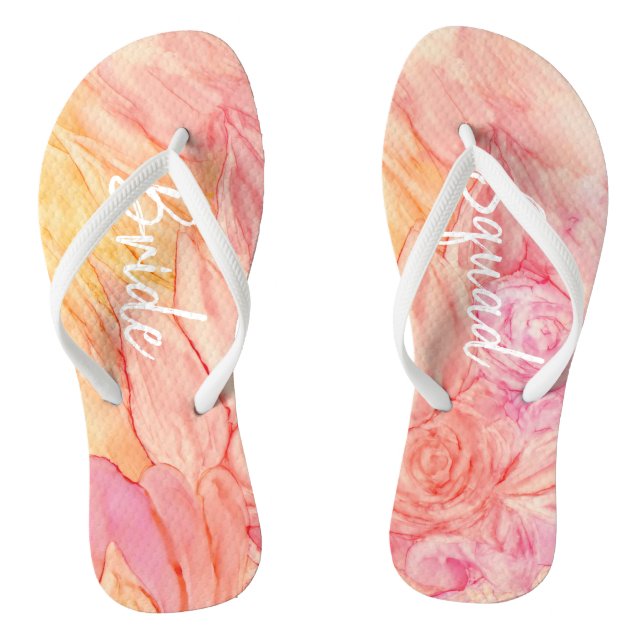 Bridesmaid-Geschenk Flip-Flops Frische Blume Flip Flops (Fußbett)