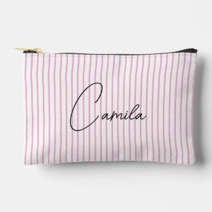 Bridesmaid-Geschenke, Personalisierte Makeup-Tasch Zubehörtasche