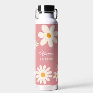Bridesmaid-Geschenke Retro daisy Wüste rosa Brauch Trinkflasche