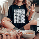 Bridesmaid-Geschenkgutscheine, individuell anpassb T-Shirt<br><div class="desc">Suchen Sie das passende Outfit für den Junggeselinnen-Abschied? Will du, Dinge ein wenig zu mischen und ein lustiges Thema Party zu haben? Dann schauen Sie sich nur unsere personalisierten T - Shirt an! Unsere Shirts sind perfekt auf das Brautparty abgestimmt, sodass jeder gut aussehen wird und dabei viel Spaß hat....</div>