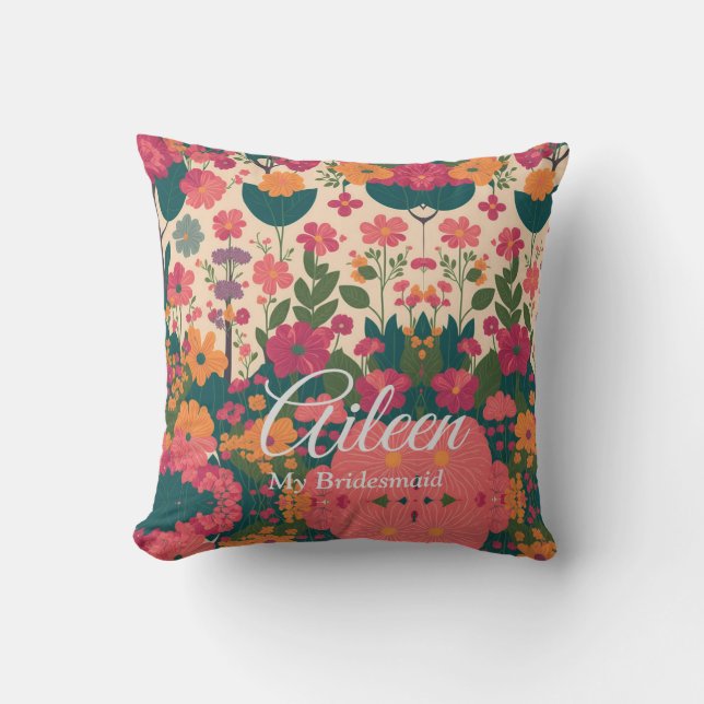Bridesmaid-Geschenkidee Kissen (Vorderseite)
