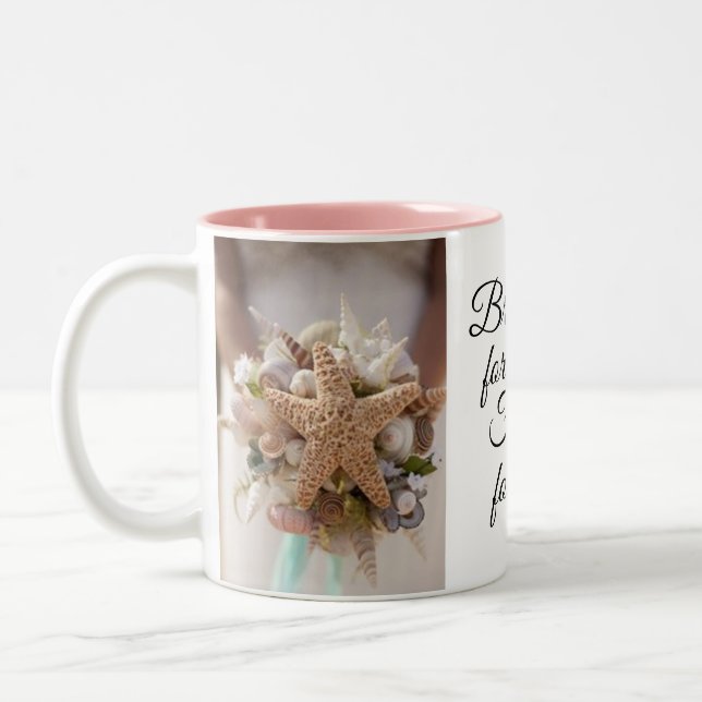 Bridesmaid-Geschenktasse Zweifarbige Tasse (Links)