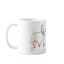 Bridesmaid Gift Tasse, Blumengeschenk für Hochzeit