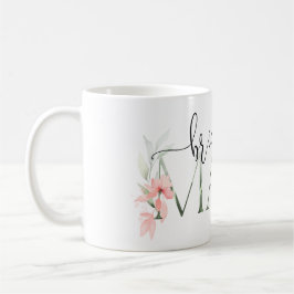 Bridesmaid Gift Tasse, Blumengeschenk für Hochzeit Kaffeetasse