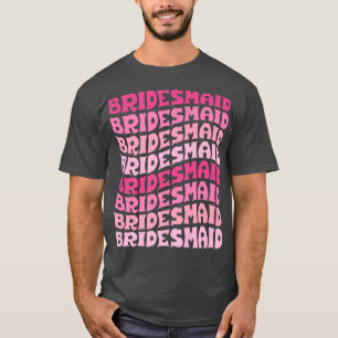 Bridesmaid I Do Crew Retro Junggeselinnen-Abschied T-Shirt