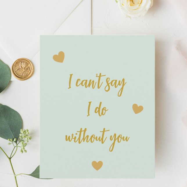 Bridesmaid, ich kann nicht sagen, dass ich ohne Si (Von Creator hochgeladen)