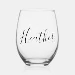 Bridesmaid Individuelle Name Glass Black Weinglas Ohne Stiel<br><div class="desc">Bridesmaid Individuelle Name Glass Black Wine Day of Wine Brille. Auch gut für Junggeselinnen-Abschiede!</div>