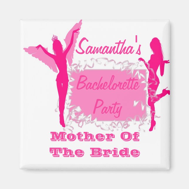 Bridesmaid Junggeselinnen-Abschied Magnet (Vorne)