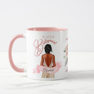 Bridesmaid Karikatur Vorschlag Danke, Custom Tasse