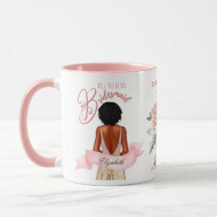Bridesmaid Karikatur Vorschlag Danke, Custom Tasse