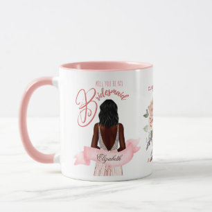 Bridesmaid Karikatur Vorschlag Danke, Custom Tasse