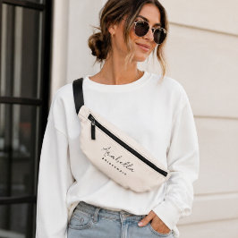 Bridesmaid | Modernes Minimalistisches Script Rosa Bauchtasche