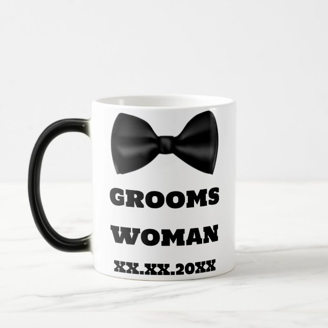 Bridesmaid Name Grooms Woman Wedding Tasse (Links)