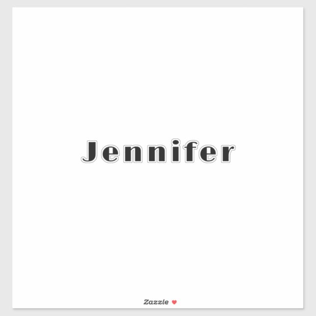 Bridesmaid Name Monogram Wedding Brautparty Aufkleber (Blatt)