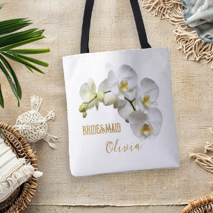 Bridesmaid Orchids Floral Personalisiert