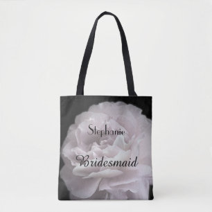 Bridesmaid Personalisiert Name Pale Pink Rose Blüt