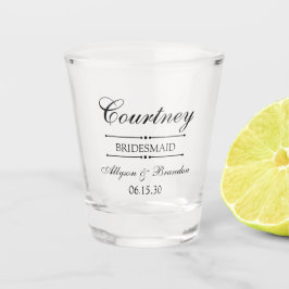 Bridesmaid Personalisiert Schnapsglas
