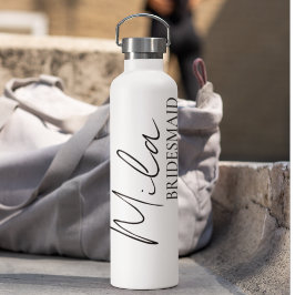 Bridesmaid Personalisierte Geschenkideen Trinkflasche